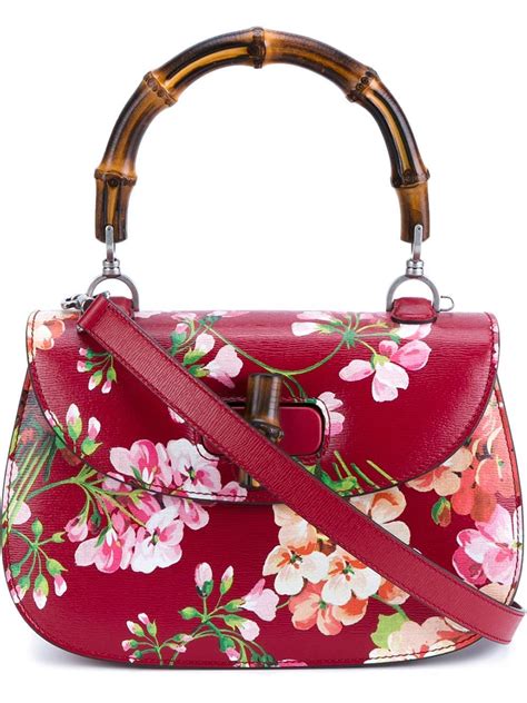 gucci bag flower design|gucci floral print bag.